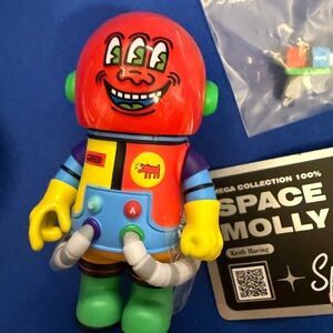 Mega Space Molly series #1 “ Keith Haring” Discontinued. Authentic